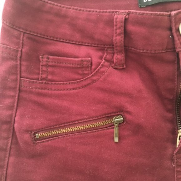 Design Lab Burgundy Carpi Size 27 - Picture 3 of 7